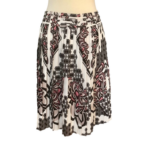 Adrianna Papell - Geometric Shape Pleated Skirt